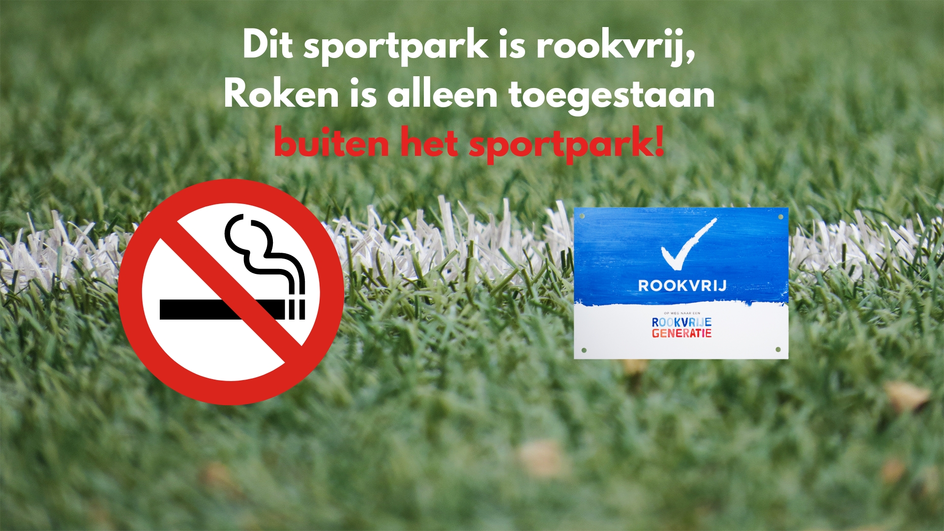 Op naar een rookvrij sportcomplex