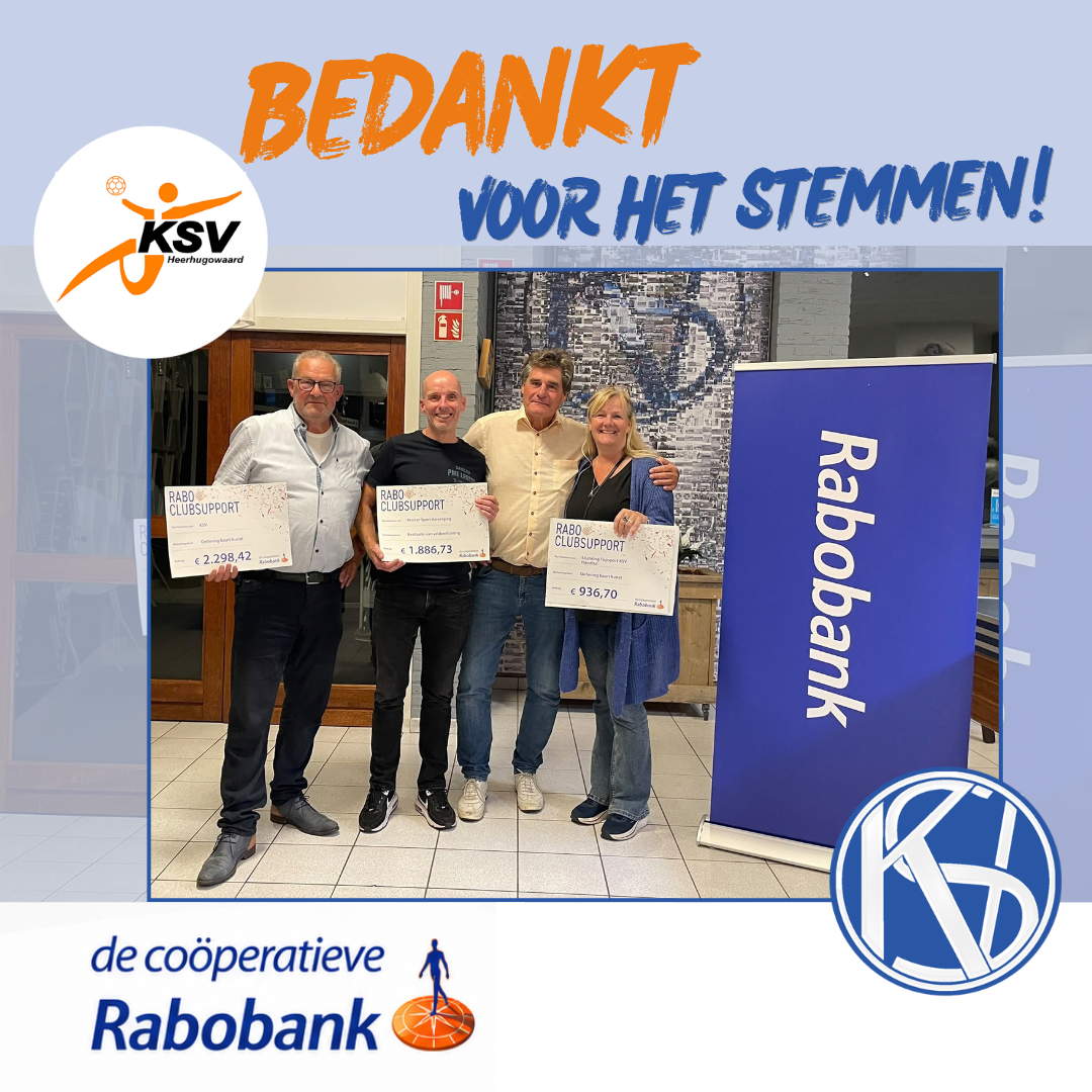 Prachtig Rabo ClubSupport resultaat!