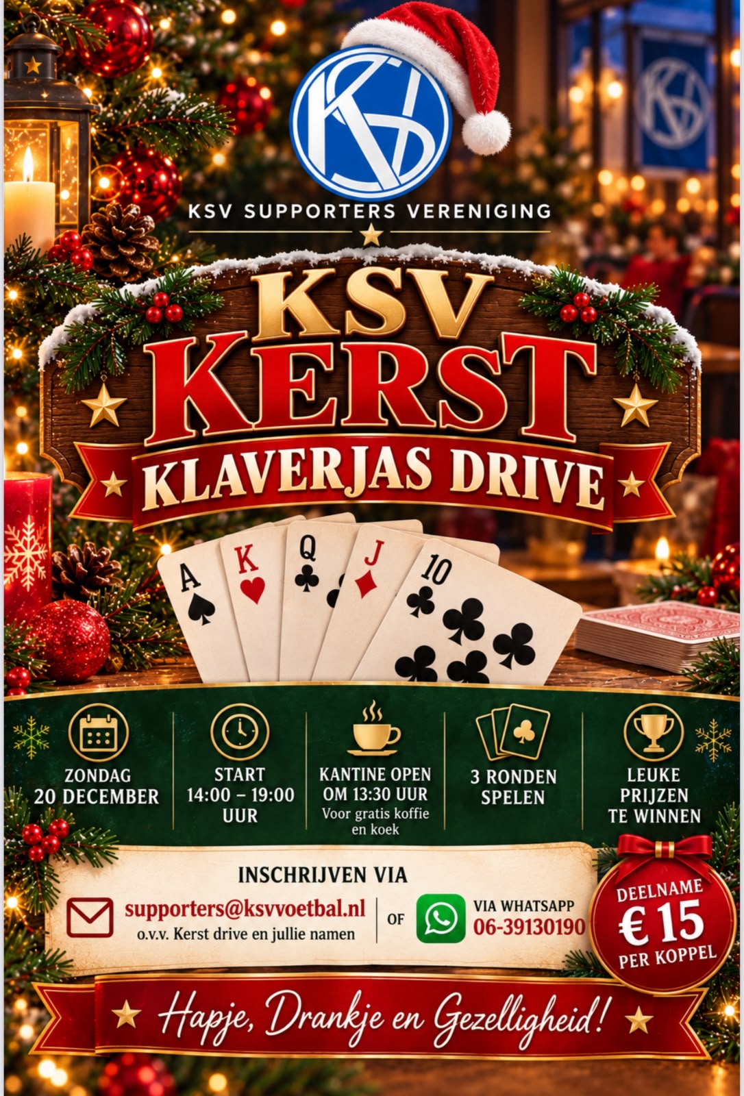 KSV Kerst Klaverjas drive